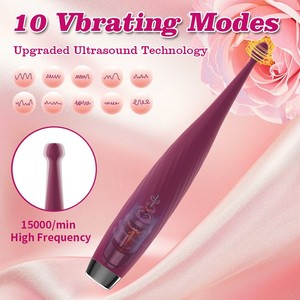 Cross-border Female Point tide Pen Strong Shock AV <b>Vibrator</b> Mute Body Climax Masturbator Adult Sex Toys - Product Image 2