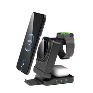 2025 Custom logo Foldable 15w Magnetic Wireless Charger 3 in 1 Magnet Charging Station for iPhone for Samsung Watch Universal - Product Image 1