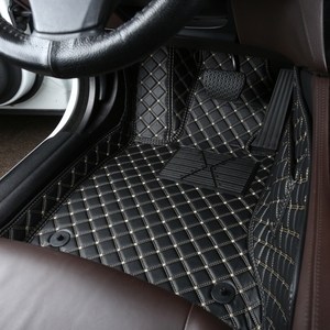 Accessoires automobiles en promotion : Tapis de sol de voiture sur mesure en cuir de luxe, ensemble complet 3 pièces pour conduite à droite, pour Carnival - Product Image 4