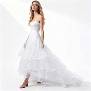 Buona vendita <span class=keywords><strong>abito</strong></span> da sposa <span class=keywords><strong>lungo</strong></span> bianco <span class=keywords><strong>sottoveste</strong></span> da ballo sottogonna tecnica <span class=keywords><strong>abito</strong></span> da sposa Lolita trambusto gonna a crinolina - Product Image 1