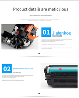 Penjualan terlaris isi ulang kapasitas tinggi 283X CRG337 Toner Cartridge kompatibel dengan HP M255 Canon MF211