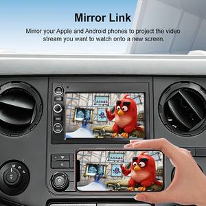 Autoradio Rhythm 7 pouces avec Carplay, Android Auto, radio FM, prise en charge de la caméra de recul AHD et du Mirror Link pour Ford F150 F250 F350 - Product Image 3