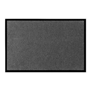 Commercial Grayish Red Rectangle Door Mat Polyester Fiber Anti-Slip Water Absorbing Dust <b>Removing</b> Floor Covering - Product Image 1