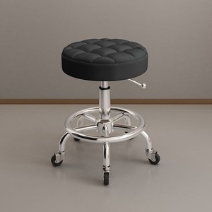Sillón de Estética para Uso Doméstico <span class=keywords><strong>Silla</strong></span> Elevable y Giratoria Taburete de Trabajo Grande para Peluquería <span class=keywords><strong>Silla</strong></span> Giratoria para Recepción de Salón de Belleza - Product Image 5