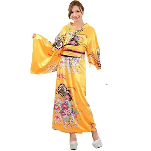 Dames Sexy Ondergoed Bossman Zomer Nieuwe Handgeschilderde Pioenroos Zijde Bruidsgewaad Ochtendgewaad Japanse Kimono Kimono Bra