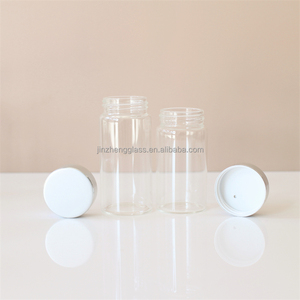 Portatile <span class=keywords><strong>monodose</strong></span> bottiglie di stoccaggio di chicchi di caffè barattoli di vetro con coperchi contenitore di spezie di dosaggio fiale di vetro con tappi a vite - Product Image 3