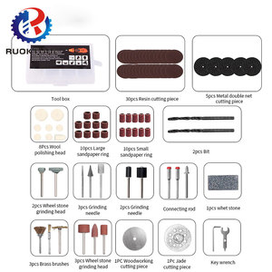 Juego de 92 piezas de <span class=keywords><strong>accesorios</strong></span> <span class=keywords><strong>para</strong></span> herramienta rotativa eléctrica de grabado en <span class=keywords><strong>madera</strong></span> y metal, juego de brocas <span class=keywords><strong>para</strong></span> <span class=keywords><strong>Dremel</strong></span>, <span class=keywords><strong>para</strong></span> pulir, cortar y grabar - Product Image 5