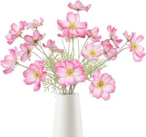 Venta al por mayor de fábrica: Flores artificiales de seda de coreopsis decorativas, cosmos realistas para decoración del hogar y el Día de la Madre - Product Image 1