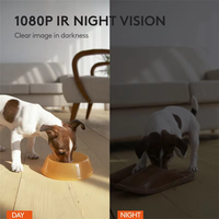 Distributeur de friandises intelligent pour chien avec caméra 1080P HD, robot pour animaux de compagnie Wifi, télécommande laser, audio bidirectionnel, jouet compagnon automatique