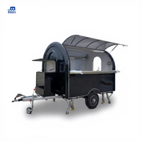 Bar mobile en acier inoxydable personnalisé, cuisine de camping pour barbecue, churros, limonade, glaces, chariot de vente multifonctionnel pour l'extérieur