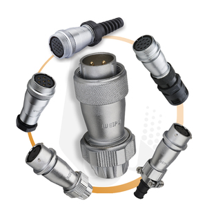 WEIPU IP67 16 Mét 20 Mét Nối Chống Thấm Nước 2-lỗ Mặt Bích Receptacle IP67 2 Pin Cách Điện Cáp Nối Với Dây - Product Image 6