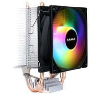 Ventilateur de refroidissement par air pour processeur Intel AMD SAMA, dissipateur thermique efficace pour ordinateur