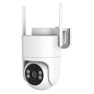 Kamera <span class=keywords><strong>CCTV</strong></span> PTZ nirkabel 3MP, kamera pelacakan warna penuh deteksi gerak manusia, pengawasan luar ruangan <span class=keywords><strong>WiFi</strong></span>, kamera luar ruangan rumah pintar - Product Image 1