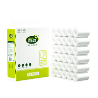 Papier toilette personnalisé en gros, pas cher, de haute qualité, écologique, imprimé, en vrac, rouleaux de papier toilette 3, 4, 5 plis