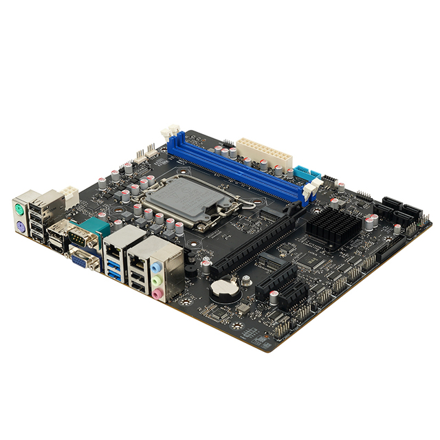 New H610 Intel Core 12th/13th/14th Gen Desktop MATX Motherboard Integrated Double DDR4 64GB RAM VGA//DP Ports SATA Support