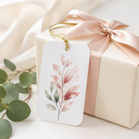 Étiquettes de vêtements classiques en carton 400 g/m², étiquettes de marque, vente en gros, couleur et taille personnalisées pour les magasins de vêtements, conception gratuite, code-barres