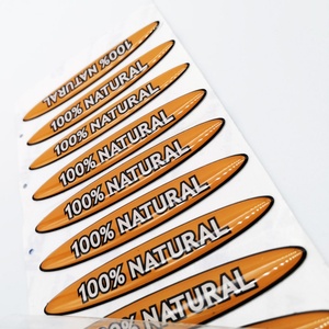 สติกเกอร์นุ่มแบบโดมเรซินอีพ็อกซี่สีดำ - Product Image 6