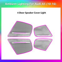 Éclairage d'ambiance dynamique 64 couleurs pour Audi A5 B8 Sportback 2007-2016, accessoires de mise à niveau de l'éclairage LED intérieur de la voiture