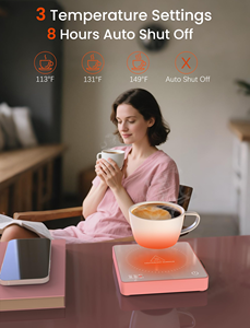 Automatic <b>Smart</b> Coffee Cup Warmer and Cooler with Desktop Wireless Charger - Product Image 3