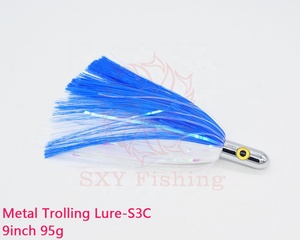 Esca da <span class=keywords><strong>pesca</strong></span> per Trolling in metallo SXY esche da <span class=keywords><strong>pesca</strong></span> esche da <span class=keywords><strong>pesca</strong></span> esche da <span class=keywords><strong>pesca</strong></span> per pesci Marlin di acqua salata esca da traino in acque profonde S3C 9 pollici - Product Image 5