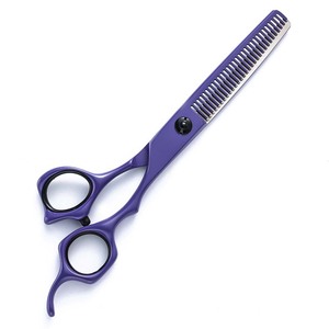 Hair Scissors Set Stainless Steel Flat Shears Thinning Shears Medium Handle Hairdressing Kit Salon Use - Product Image 3