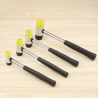 Marteau à clous coloré en métal et PVC avec manche en acier/plastique, personnalisable OEM, qualité industrielle, longueur 9 pouces
