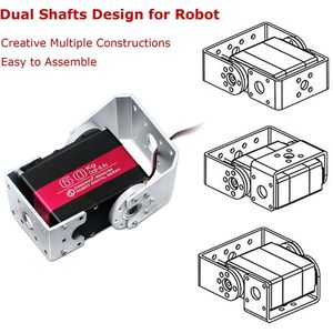 Servomotor Robótico Annimos de 60 kg de Torque, Dirección Digital RDS9160 con Soportes de Montaje - Product Image 4
