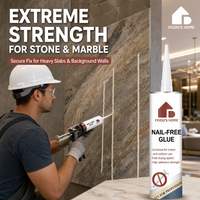 Adhésif liquide époxy haute résistance à base de solvant FeiDu'sHome pour la décoration intérieure, sans perçage, pour substrats multiples