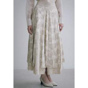 Calanthe กระโปรงทรงเอและเสื้อเชิ้ตเอวสูงของผู้หญิงผ้าลินินผ้าฝ้ายคุณภาพสูงดีไซน์แม็กซี่ - Product Image 5