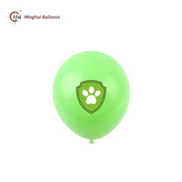 Ballons en latex personnalisés PAW Patrol, ballons imprimés avec des chiens de dessins animés pour les fêtes d'anniversaire des enfants, guirlande décorative pour arche