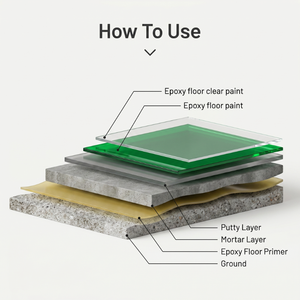 Revestimientos Epóxicos para Pisos de Cemento OEM/ODM, con Fuerte Adhesión y Resistencia - Product Image 2