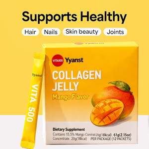 Barra de Gelatina de Péptidos de Colágeno de Marca Privada con Vitamina C, Apoya la Salud del Cabello, Uñas y Piel, Belleza, Barra de Gelatina de Colágeno - Product Image 2