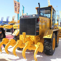 La Chine tout nouveau Shantui SG21 215HP 17 tonnes route niveleuse avec bulldozer et Ripper pour la vente