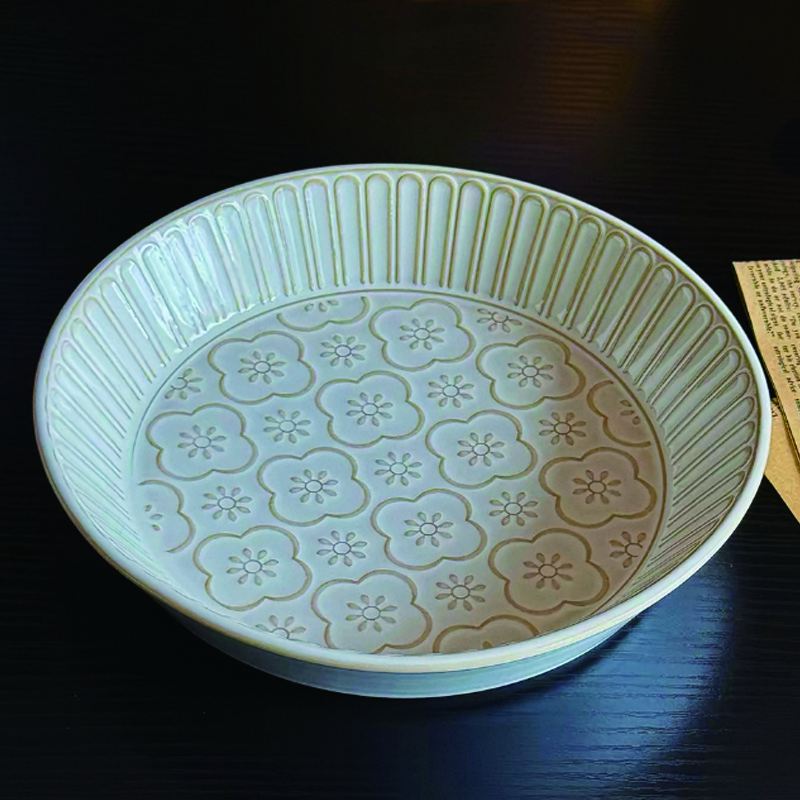 Plato hondo redondo de 8.7 pulgadas