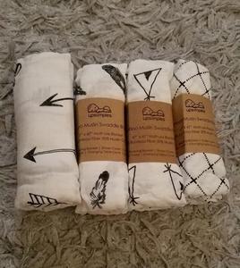 Manta de muselina para bebé, 100% algodón, 47x47 pulgadas - Product Image 4