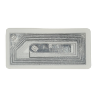 Mini étiquette RFID 29x14, autocollant auto-adhésif NFC, étiquette intelligente HF RFID personnalisée, incrustation humide NFC, autocollant de logo avec impression URL programmable