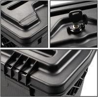 Boîte de rangement directe usine, boîte à outils pivotante pour benne de pick-up, adaptée aux bennes de camionnettes
