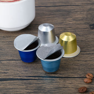 2000 Uds. Tapas de papel de aluminio no autoadhesivas de 37mm películas termosellables compatibles con <span class=keywords><strong>Nespresso</strong></span> Original Line Pods almacenadas - Product Image 1