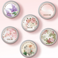 Échantillon de 55g de crème de parfum solide à la fleur de prunier, parfum de fleurs fraîches - Rose Lavande, parfum longue durée, fraîcheur universelle