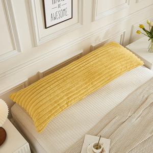 Pabrik langsung disesuaikan busa memori bantal persegi tenunan teknik mewah bantal berbulu lembut hangat bulu kelinci untuk rumah - Product Image 4