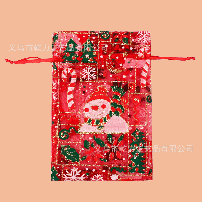 Bonhomme de neige de Noël rouge
