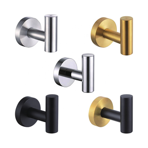 Crochet simple en acier inoxydable léger pour hôtel, cuisine, salle de bain, couleurs personnalisables, accessoires de <span class=keywords><strong>baignoire</strong></span> - Product Image 1