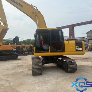 Excavatrice sur chenilles Komatsu PC200 d'occasion, 20 tonnes, modèle 2020 d'origine japonaise avec moteur PLC, boîte de vitesses, pompe et roulement - Product Image 6