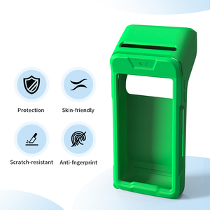 Mới đến cusitomized mềm cao su bảo vệ Bìa biểu tượng tùy chỉnh bền Silicone trường hợp tùy chỉnh bảo vệ POS trường hợp cho nexgo N86 - Product Image 4