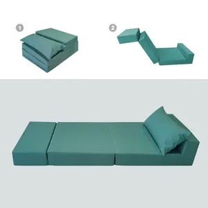 Folding Mattress Folding Sofa High-Density Foam Mattress Tppper Portable Guest Floor Mattress For Sleeping