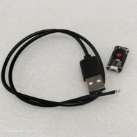 Stok USB Kızılötesi Gece Görüş Kamera Modülü Yüksek Hızlı Göz Takip İris Tanıma Sensörü 120FPS GC0308 HBVCAM 1914S V44