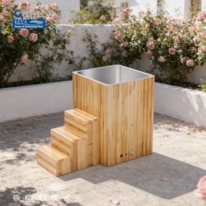 Sauna di Recupero per Atleti in Cedro Rosso, Vasca Spa per 1 Persona, Bagno di Ghiaccio con Refrigeratore, <span class=keywords><strong>Piscina</strong></span> per Immersioni Fredde - Product Image 2