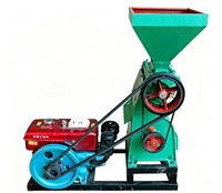 Machine à peler multifonctionnelle 300-500 kg/h pour maïs, sorgho, millet, blé, riz avec moteur/moteur diesel