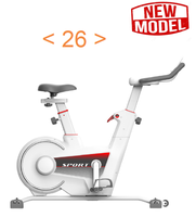 Vélo d'exercice magnétique silencieux pour appartements, alerte de posture et compteur de calories, fitness, conçu pour une utilisation pratique à domicile
