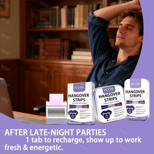 Bandes de soulagement de la gueule de bois à marque privée avec chardon-marie antioxydant et vitamine C - Product Image 4